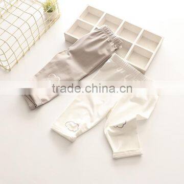 Wholesale 100% cotton summer leggings for 2-7 years old girls kids girl yoga pants