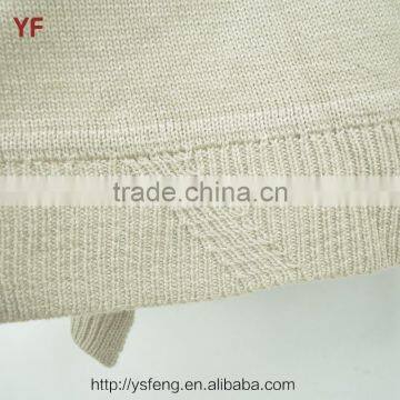 White Big Collar Womens Jerseys Knitted Cardigan Sweater photo-3