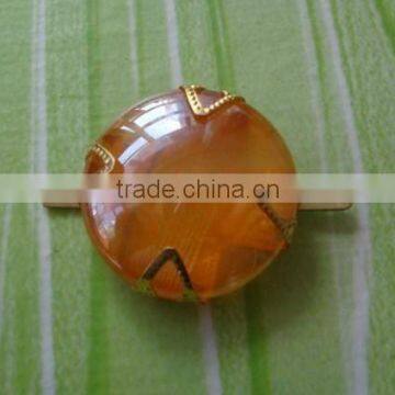 decorative prong button