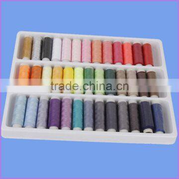 Hot New 100% Polyester Sewing Machine Thread 39 Mixed Colors 40s/2 Spool for for Home Embroidery Machine Thread photo-2