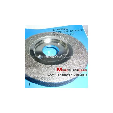 Electroplate bond diamond cutting wheel