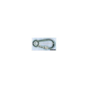 Stainless steel carabiner with screw gate