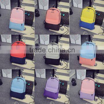 NEW Fashion Canvas material leisure school bag school backpack