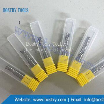 Solid Carbide Single Flute Spiral End Mill Milling Cutter Wood Plastic Cnc Router Bits Cnc Tool Bits photo-3