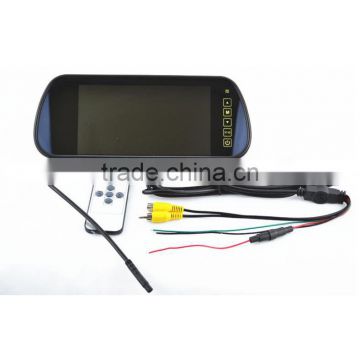 7inch TFT-LCD rear mirror monitor with rearview camera and arking sensor