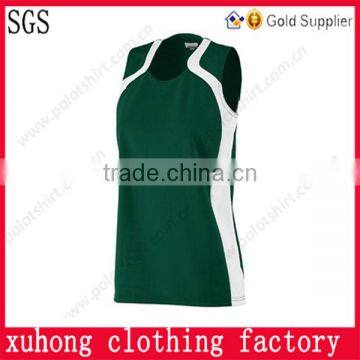 ladies 100%polyester dry fit sports vest for sports