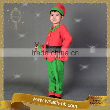 Christmas Elf costume set w/Hat kids party dresses