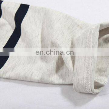 Men's New Casual Stripes Round Collar Long Sleeve Wholesale T-shirt photo-4