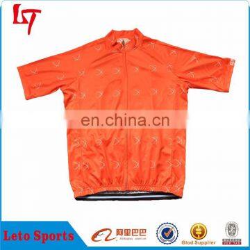 2015 wholesale Custom made mens sublimation short sleeve cycling jersey summer bike jersey