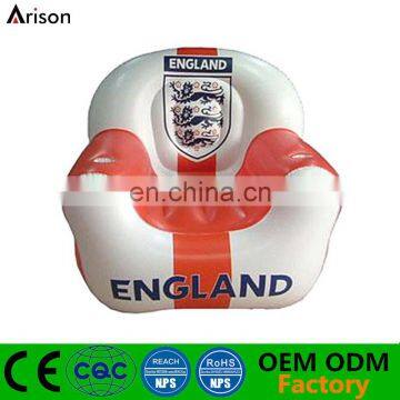 Durable Inflatable England sofa chair lounge for adults made by arison toys