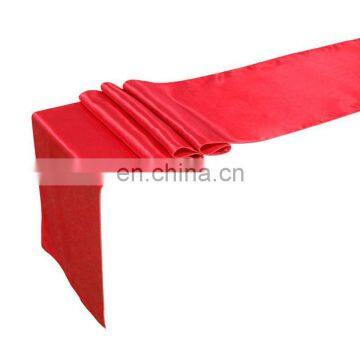 Weddding Party Decoration Satin Red Table Runner