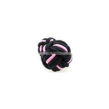 silk knot elastic cuflinks