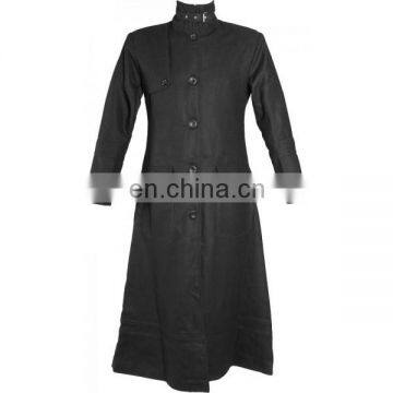 Men Redemption Denied Black Long Gothic Fashion Coat