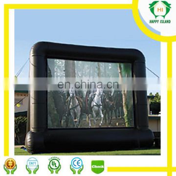 HI good price outdoor portable advertising inflatable movie theater screen for sale