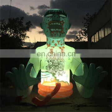 disgust giant vivid zombie inflatable for Halloween