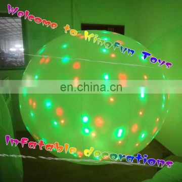 Magical ground inflatable led ball