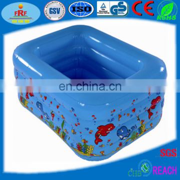 Inflatable Quadrate Pool With Multilayer Tubes for baby