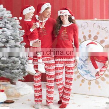 Wholesale adult children matching christmas pajamas family