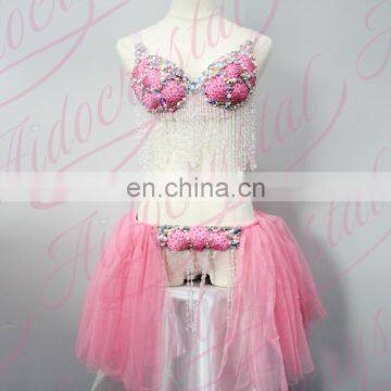Aidocrystal Wholesale 2017 OEM Designer China Made New Arrival Cute Shell Bra and TUTU Set photo-2