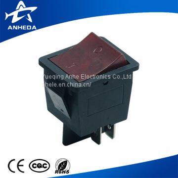 High Quality 20a 125v 16a 250v ac Kcd4 Hy12 Red Black Rocker Switch T85 photo-5