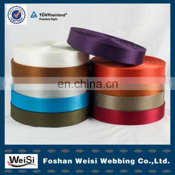 Deepskyblue manufactory cheap polyester webbing for clothes