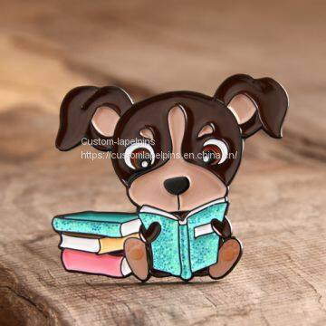 Puppy Enamel Lapel Pins