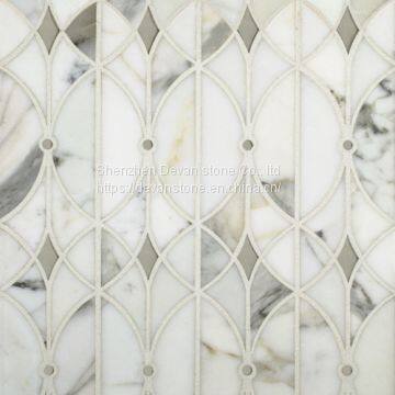 New Design Waterjet Mosaic Backsplash Mosaic photo-5