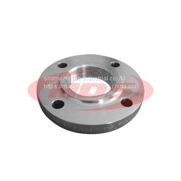 BS4504 PN16 Carbon Steel Welded Neck Threaded Flange photo-3