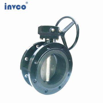 INVCO Pneumatic Butterfly Valve,double Butterfly Valve photo-3