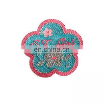 embroidered border woven badges