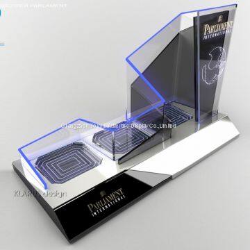 desktop transparency red wine display acrylic bottle holder