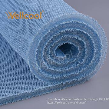 Wholesale blue tear resistant 230cm width 15mm thickness 3d air mesh fabric for anti bee suit