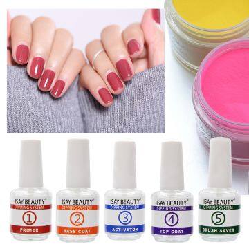 Perfect for home use or professional use top collection color dipping powder beauty product dipping liquid