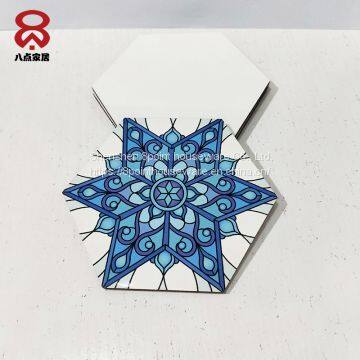 DYE Sublimation Image Printing Funny Christmas Felt Coaster photo-3