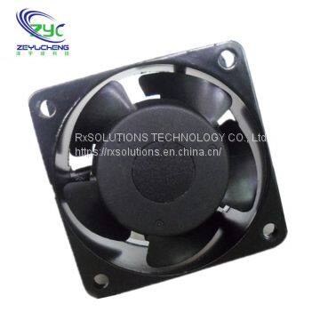 6030 6cm AC 220V double ball bearing Axial flow cooling fan from factory price