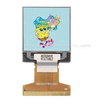 0.96 inch 64128 Passive Matrix Blue Background and White Letters Monochrome OLED