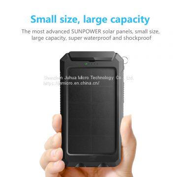 NEW Waterproof Solar Power Bank 20000mah Dual USB Li-Polymer Solar Battery Charger photo-3