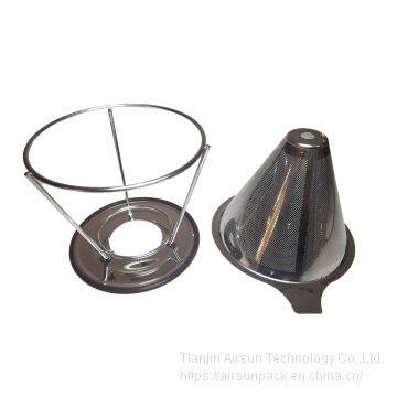 Filter Coffee Coffee Filter Reliable Stainless Steel Drip Cone Filter Coffee Reliable Stainless Steel Drip Cone Filter Coffee photo-5
