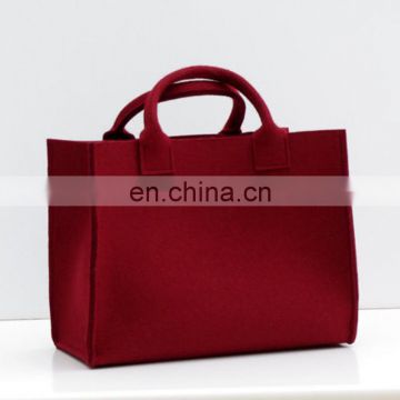 Customized non woven China red polypropylene felt tote bag