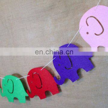 Eco-friendly Products Felt Wedding Garland Flags Bunnting photo-2