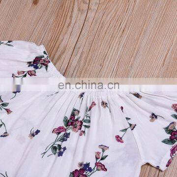 Cheap Price Fashion Casual Baby Girl Boutique Clothes Sets Romper +dress photo-5