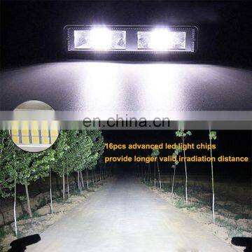 Universal 48W Waterproof Auto UTV ATV Truck Offroad Worklight Car Led Bar Light 6 Inch Led Work Light photo-4