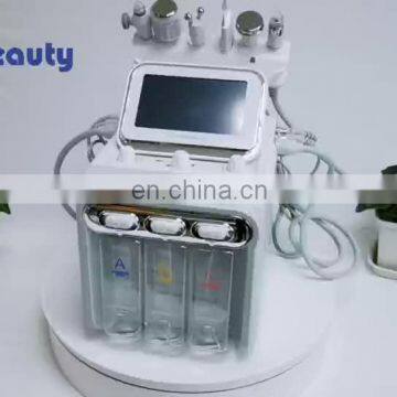 2020 skin care 6 in 1 aqua peel oxygen jet facial machine hydra dermabrasion crystal beauty equipment microdermabrasion machine