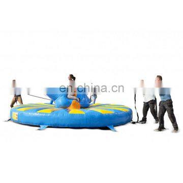 Elephant Theme Inflatable Interactive Adults Pull Riding Inflatable Sport Games For Sale