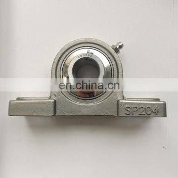 Stainless Steel Material SUS420 Bearing  SUS 304 Housing FDA Grease SSUCP205 Stainless Steel Pillow Block