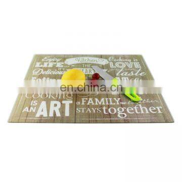 High Quality Competitive Clear Tempered Glass Cutting Sublimation Boards Printed photo-2