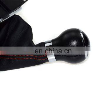 1KD711113A 5-Speed Manual Leather Gear Shift Knob For VW GOLF 05-12 Jetta 06-10 photo-2