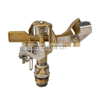 Sprinkler System 1/2-Inch Brass Impact Head with 20-40-Foot Coverage