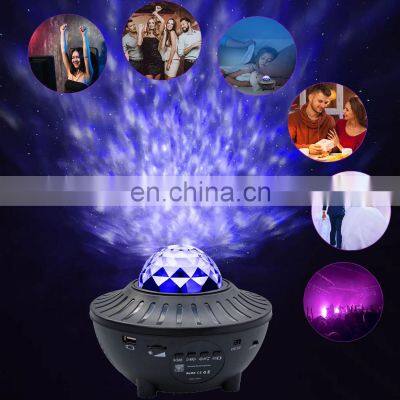 USB rechargeable galaxy projector baby star night light, starry night light projector with remote control