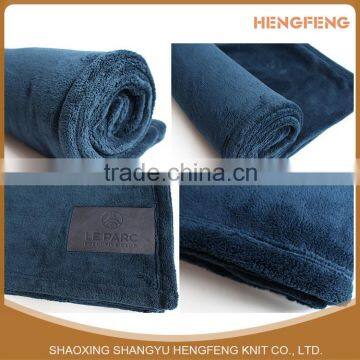 Wholesale solid color quality soft blanket